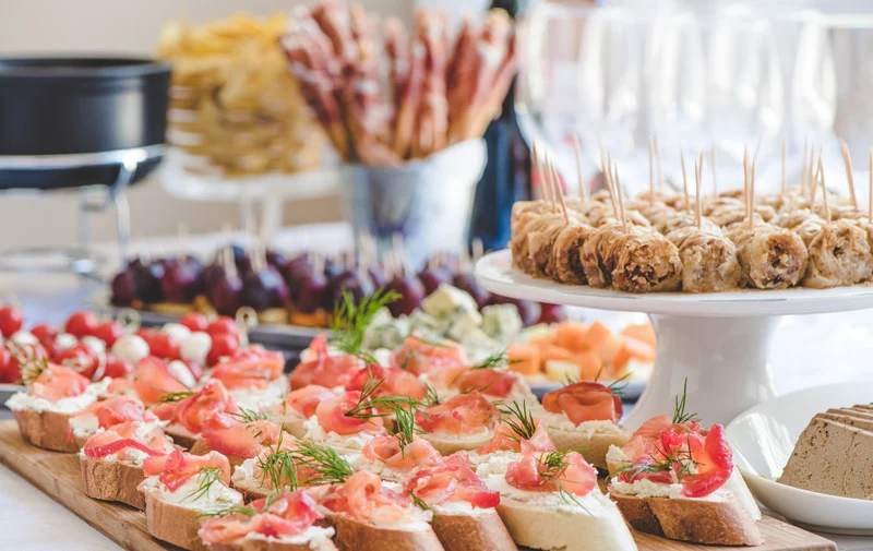Buffet traiteur raffiné